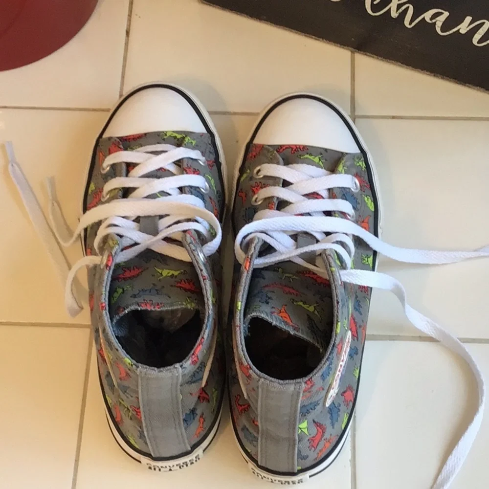 ‘Converse’ Grade School Dinoverse Hi-Top Sneakers